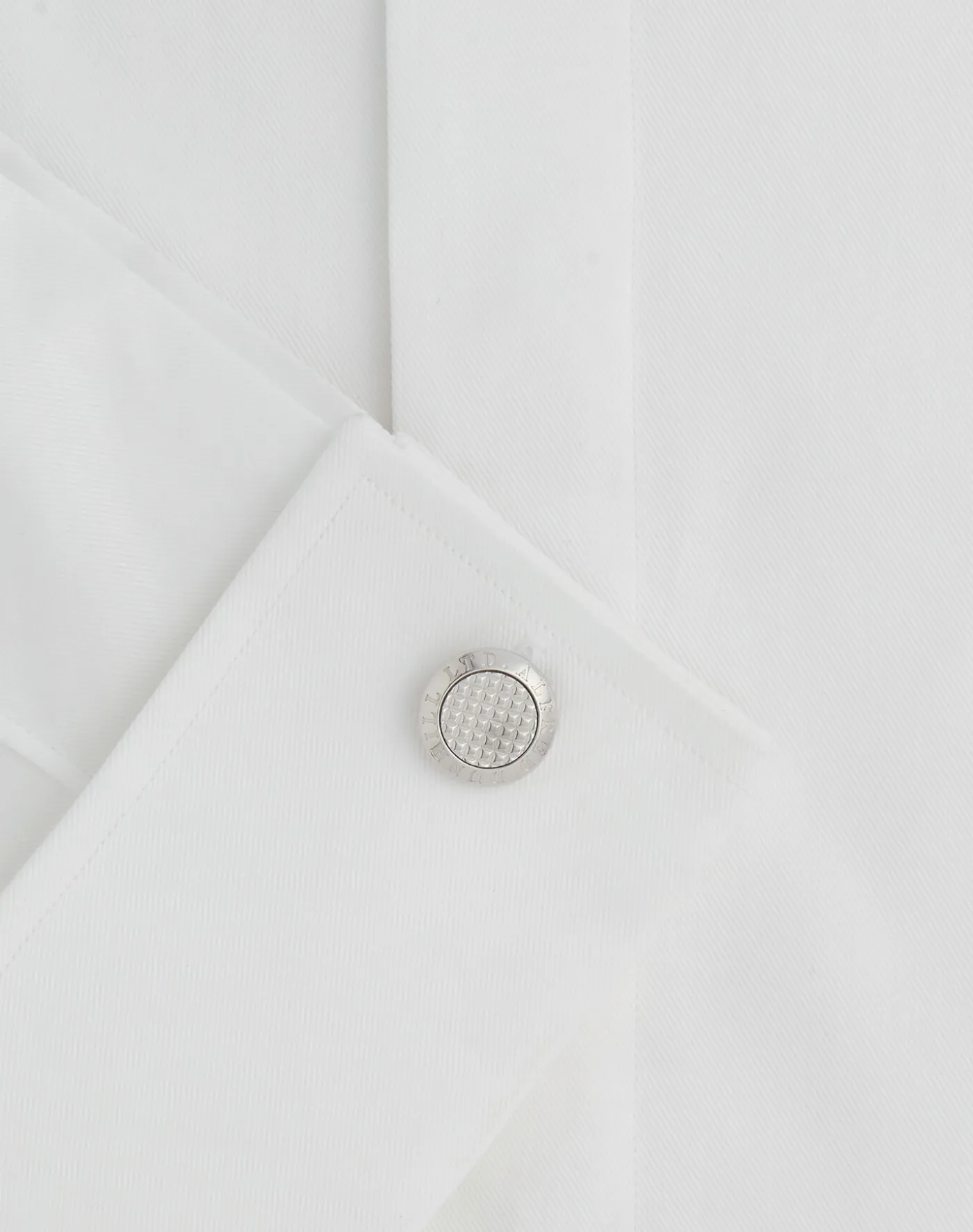 Ad Coin Hobnail Silver Cufflinks