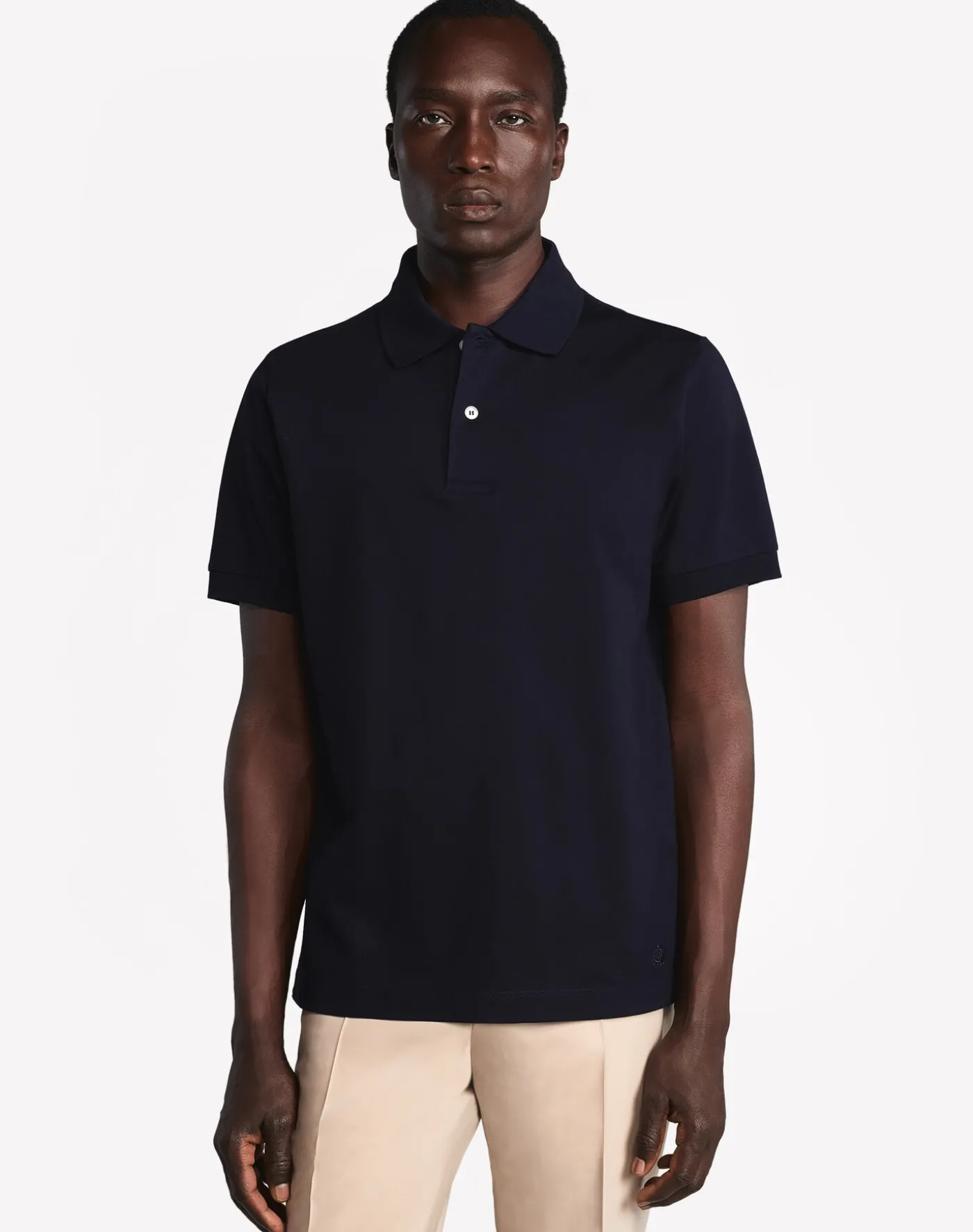 Alfred Dunhill Insignia Cotton Short Sleeve Polo