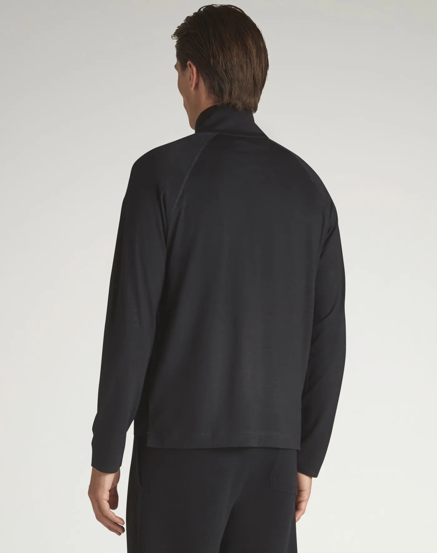Athluxury Wool 1/4 Zip Long Sleeve T-Shirt