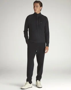 Athluxury Wool 1/4 Zip Long Sleeve T-Shirt