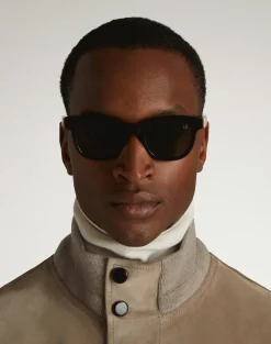 Barley Bridge Rectangular Frame Sunglasses