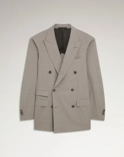 Bourdon Tropical Wool and Cashmere Double Breasted Jacket