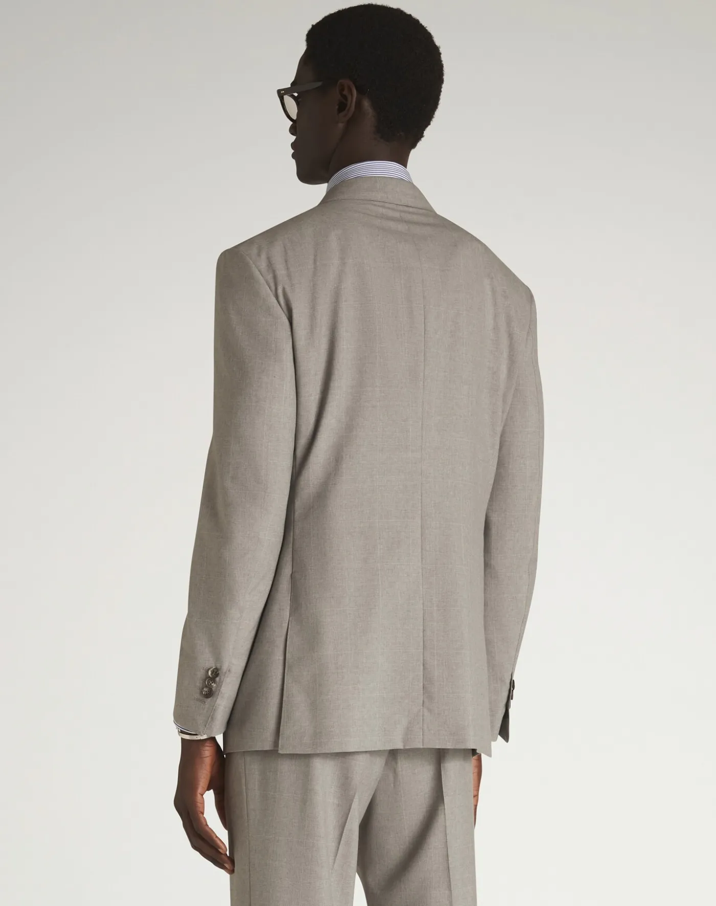 Bourdon Tropical Wool and Cashmere Double Breasted Jacket