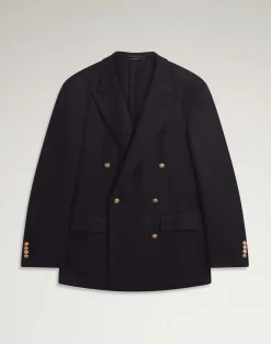 Cashmere Bourdon Double Breasted Sports Coat