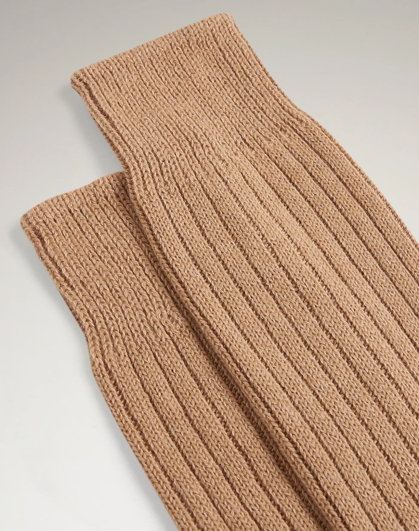 Cashmere Cotton Ribbed Sock