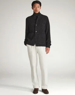Cashmere Donegal Driving Cardigan