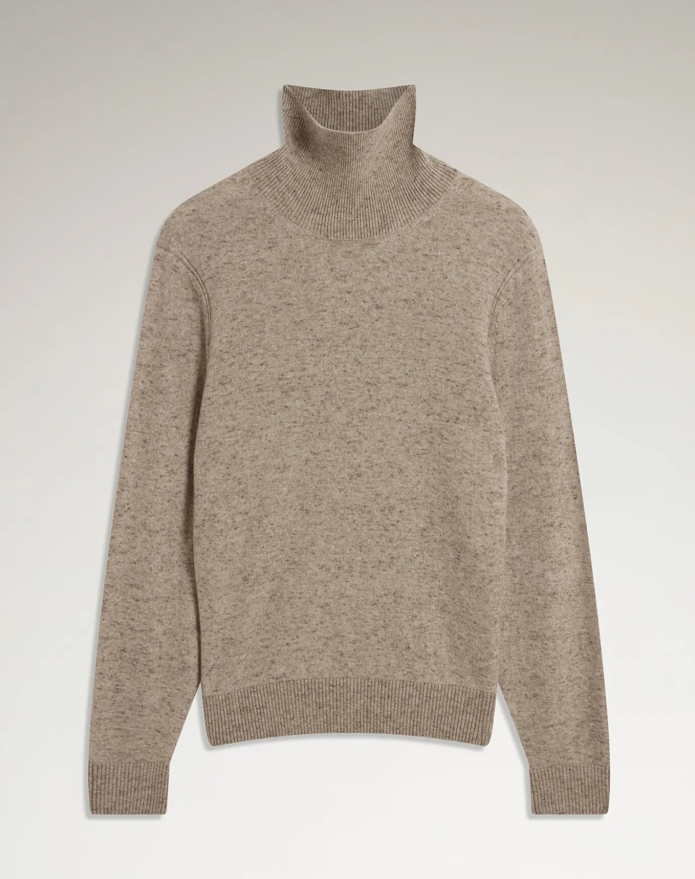 Cashmere Donegal Roll Neck Jumper