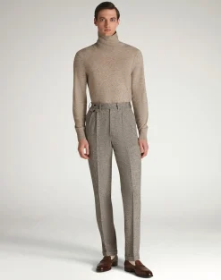 Cashmere Donegal Roll Neck Jumper