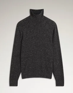 Cashmere Donegal Roll Neck Jumper