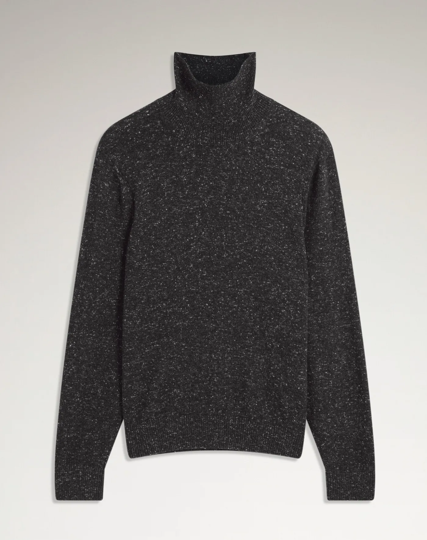 Cashmere Donegal Roll Neck Jumper