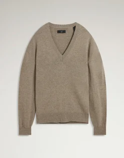 Cashmere Heritage V Neck Jumper