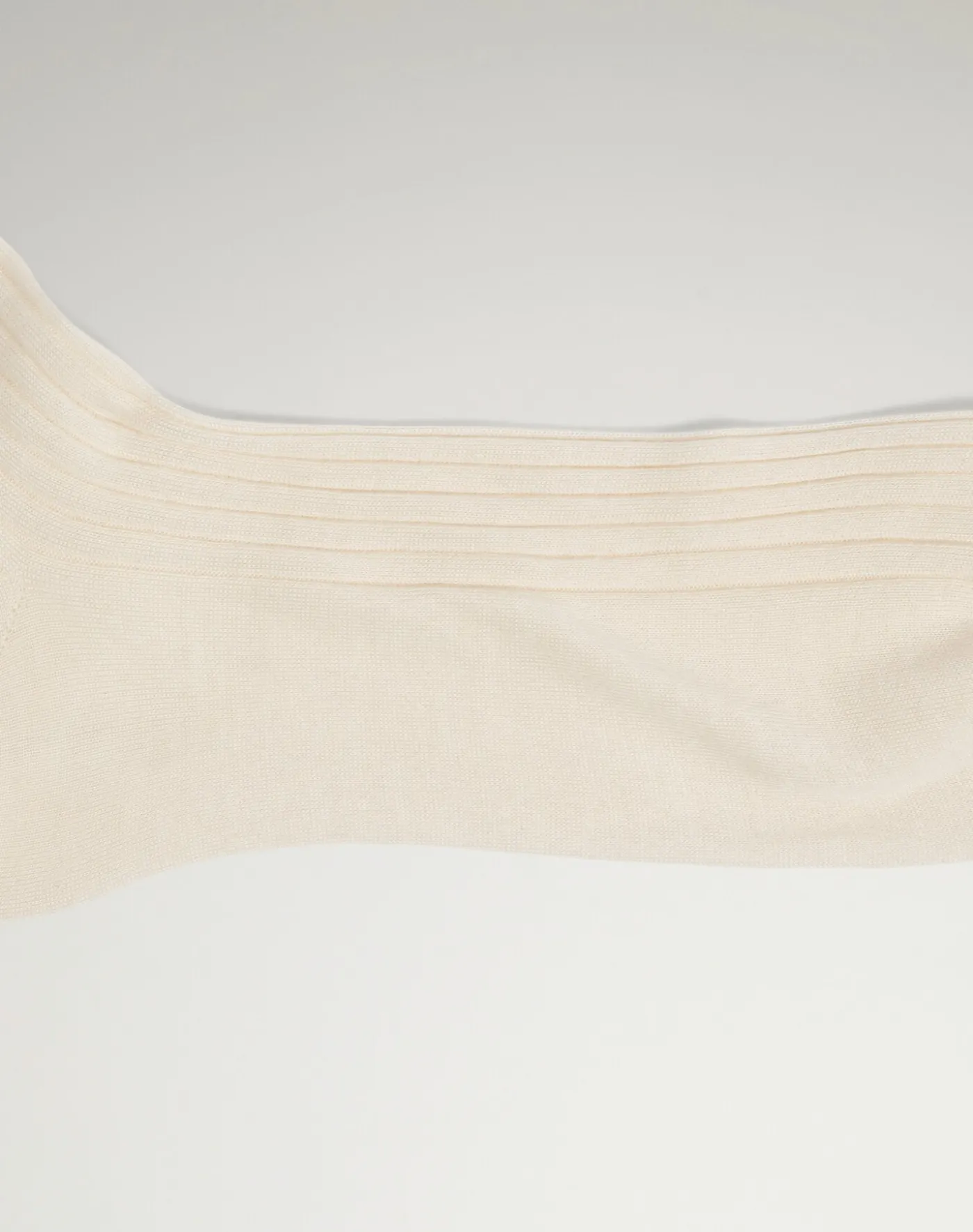 Cashmere Silk Ribbed Socks