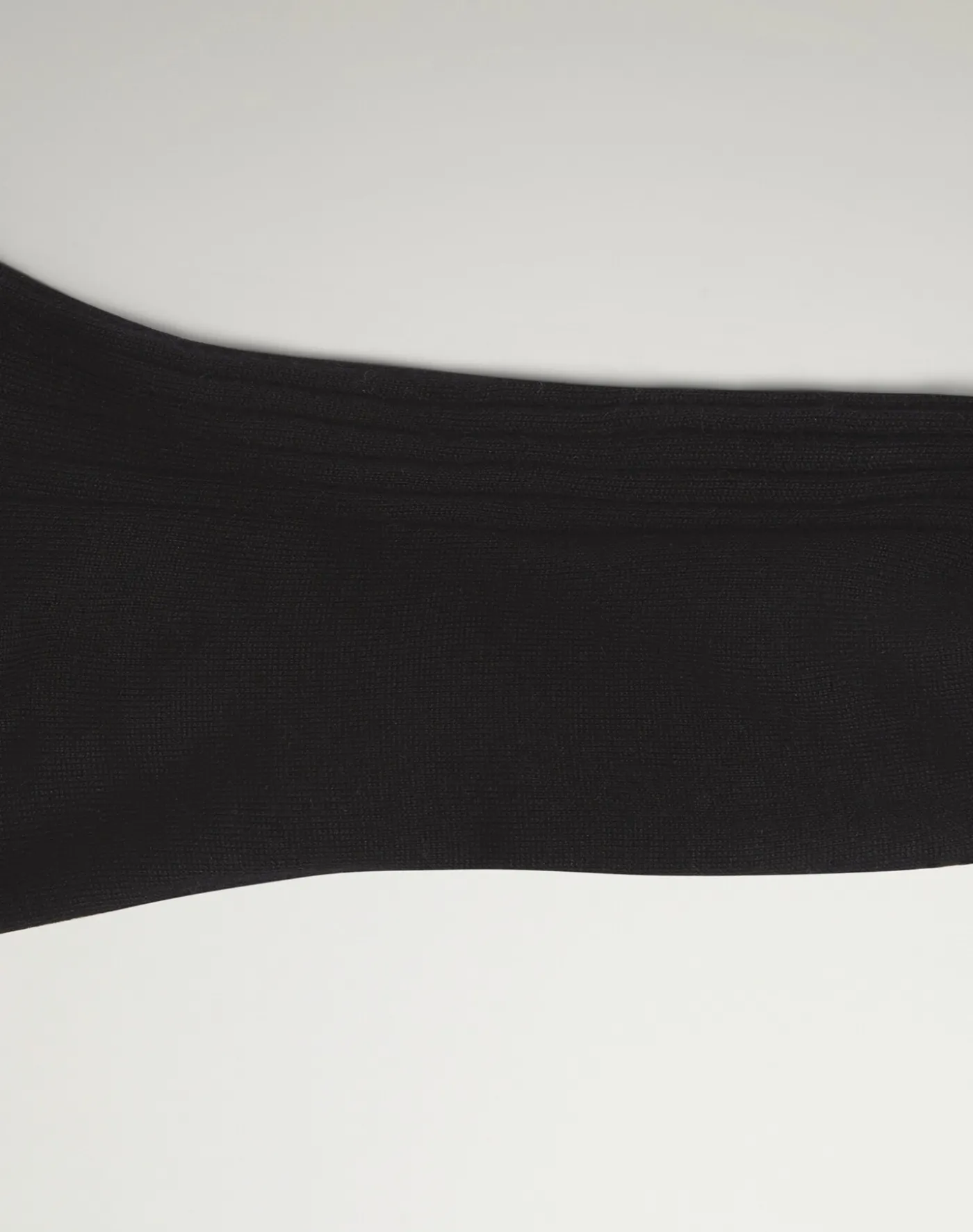 Cashmere Silk Ribbed Socks