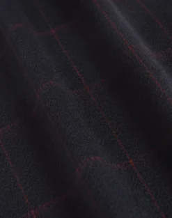 Cashmere Windowpane Double Face Scarf