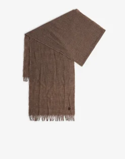 Cashmere Wool Puppytooth Lightweight Scarf