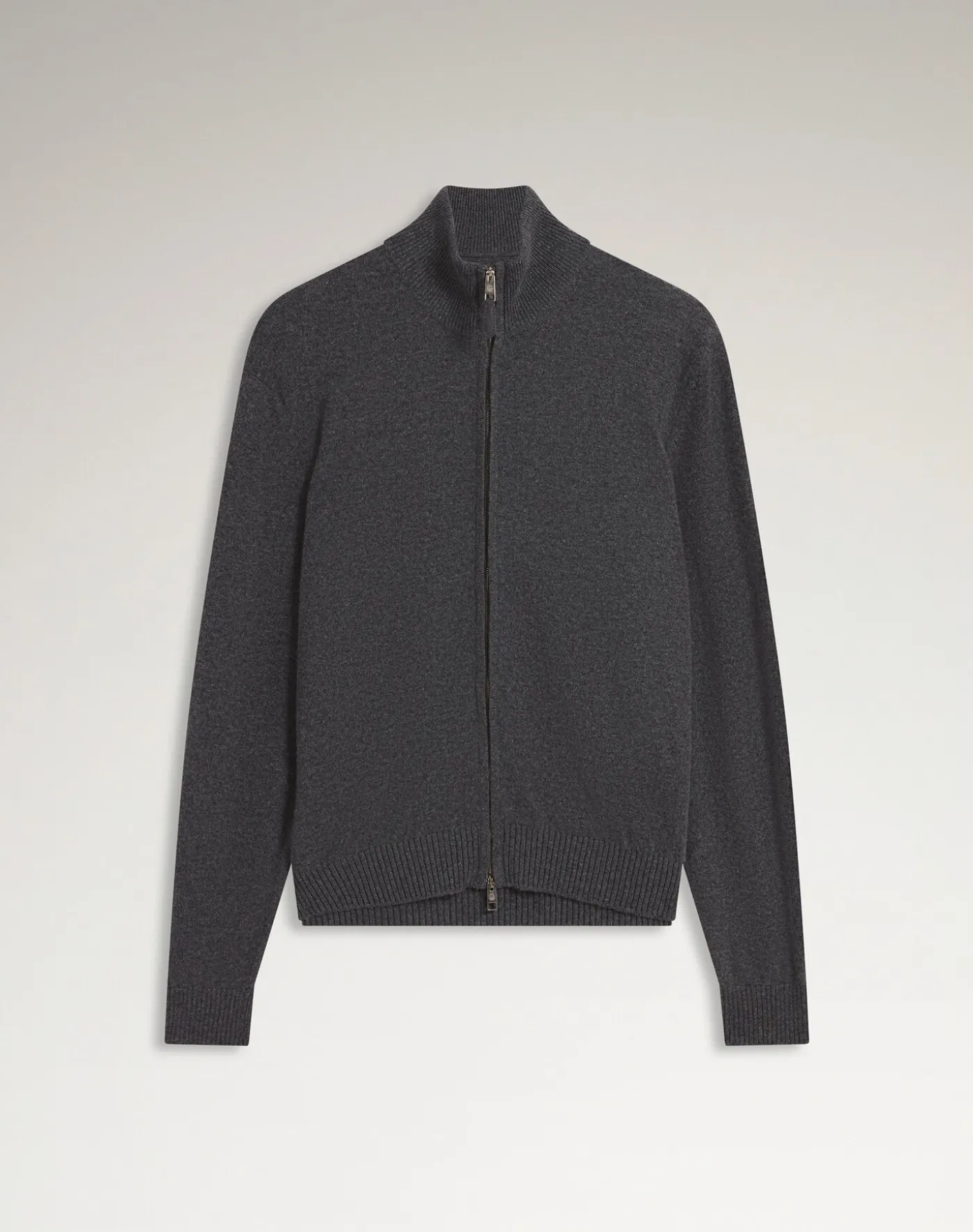 Cashmere Zip Through Jumper