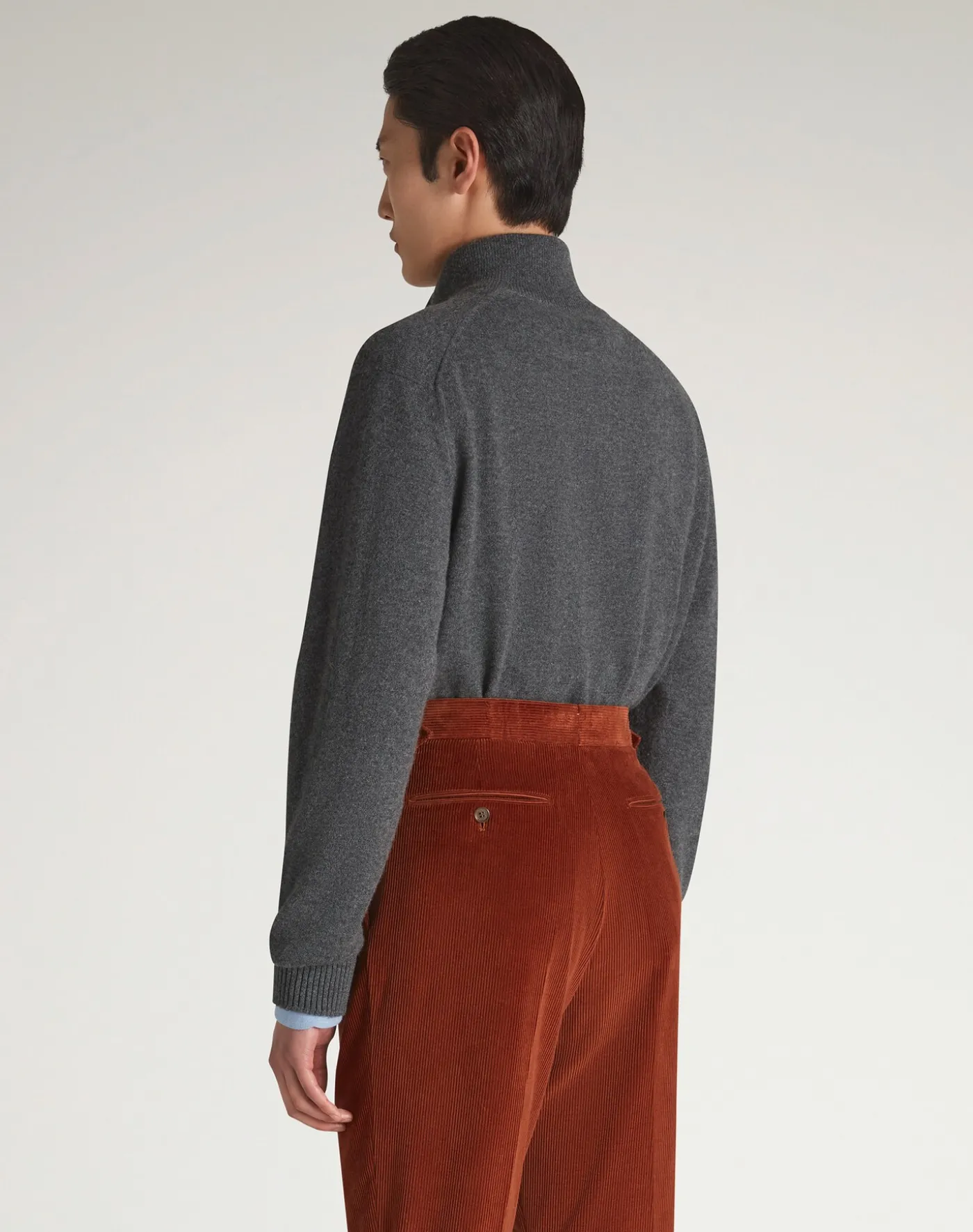 Cashmere Zip Through Jumper
