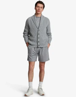 Cotton Cashmere Shawl Collar Cardigan