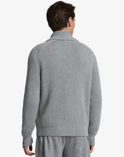 Cotton Cashmere Shawl Collar Cardigan