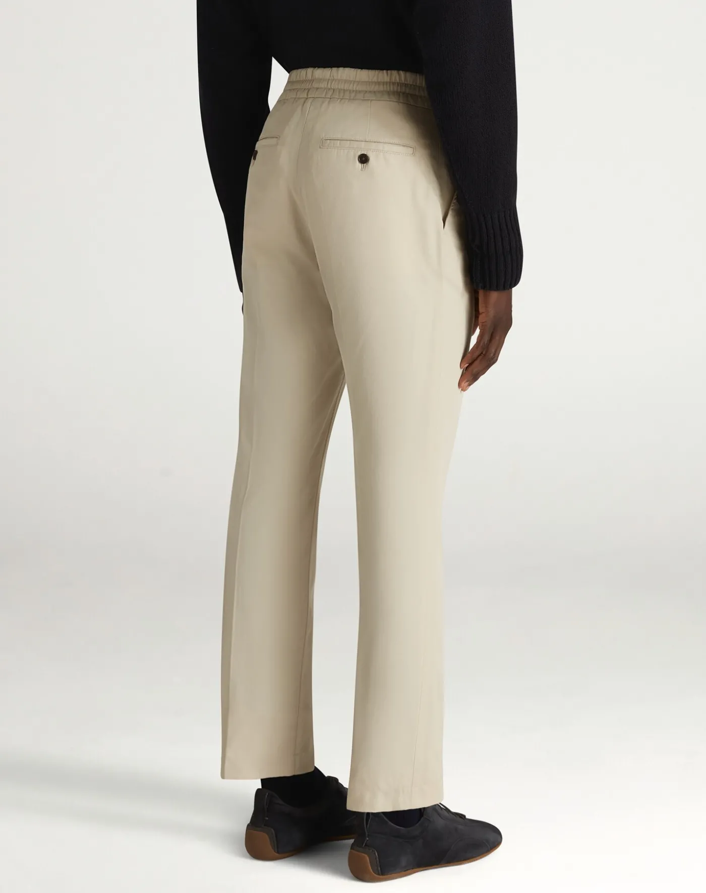 Cotton Gabardine Joggers