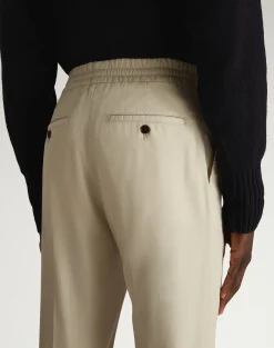 Cotton Gabardine Joggers