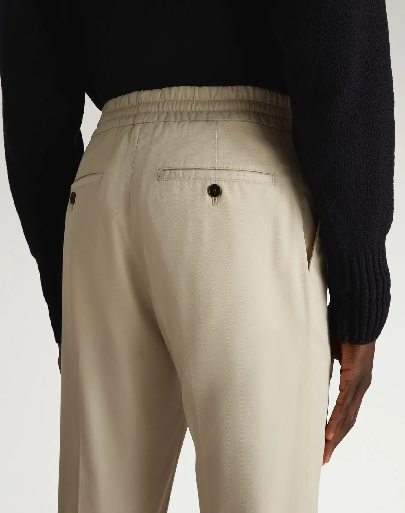Cotton Gabardine Joggers