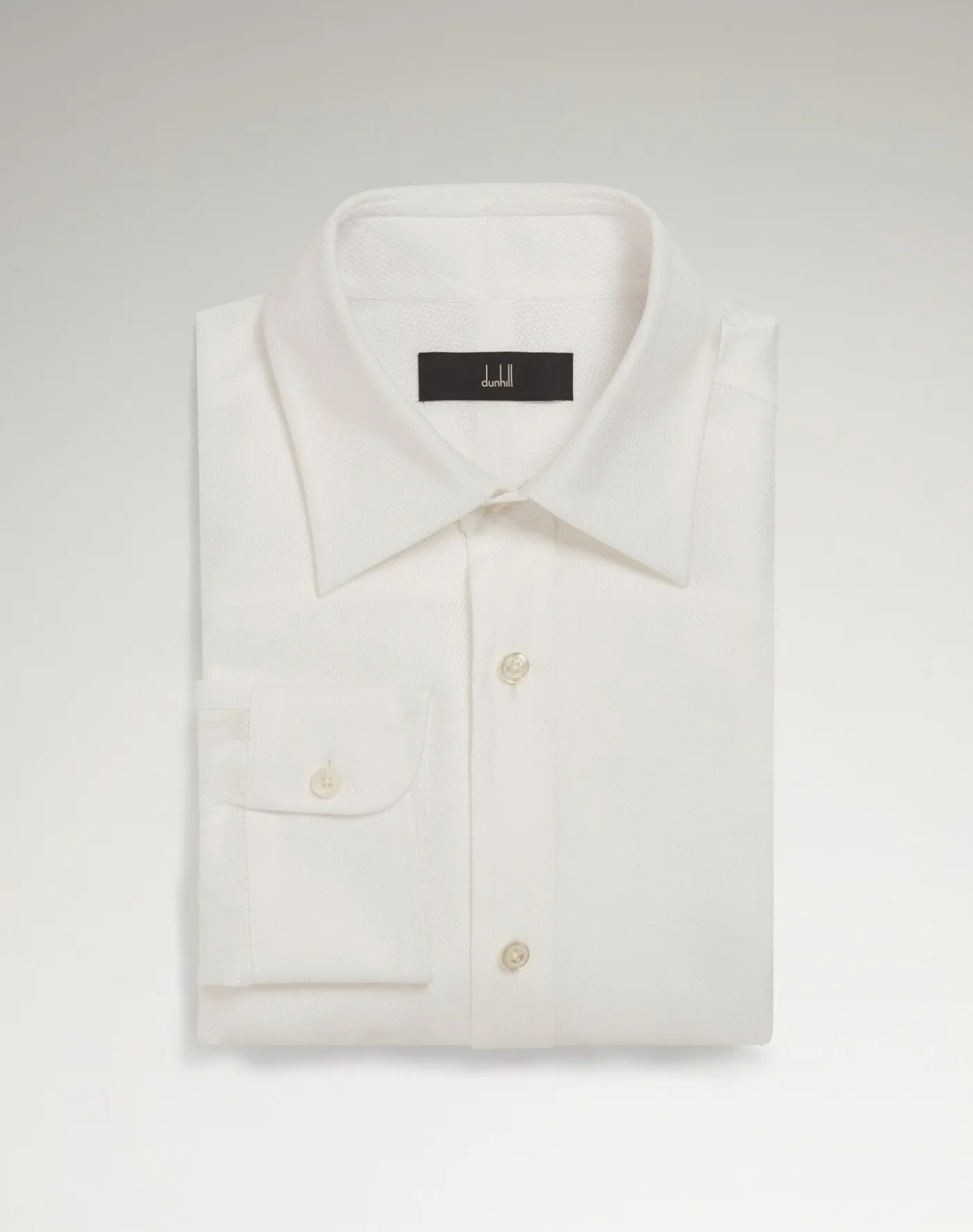 Cotton Giro Inglese Point Collar Shirt