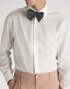 Cotton Giro Inglese Point Collar Shirt