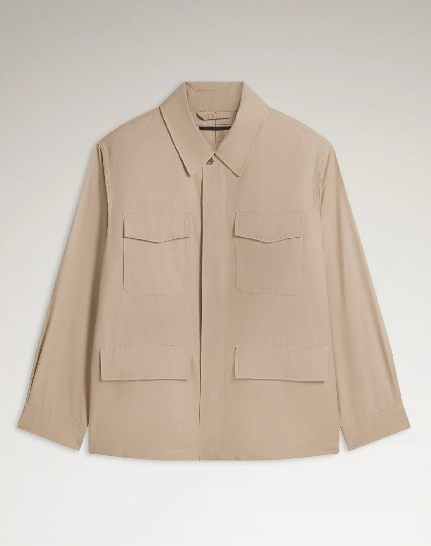 Cotton Silk Field Shirt Jacket