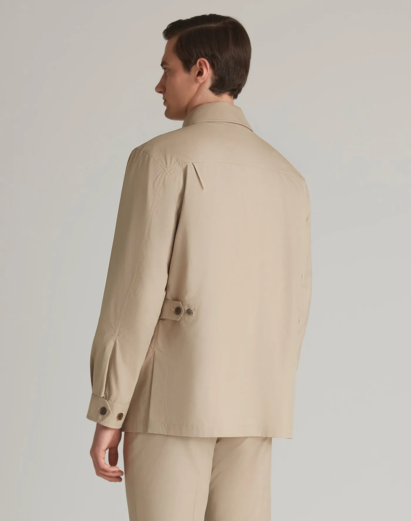 Cotton Silk Field Shirt Jacket