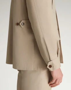 Cotton Silk Field Shirt Jacket