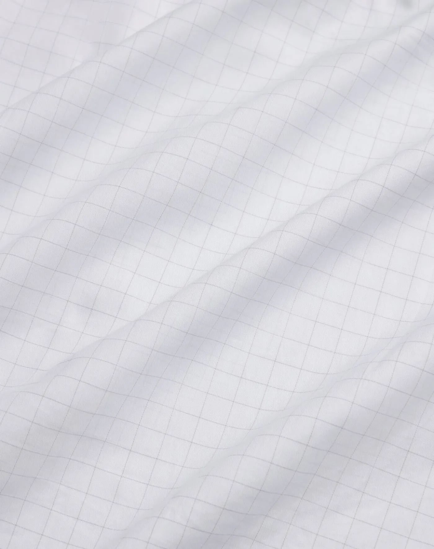 Cotton Tattersall Check Long Sleeve Spread Collar Shirt