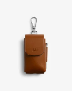 Double Golf Ball With Leather Case