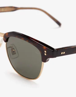 Heritage Hobnail Acetate Round Frame Sunglasses