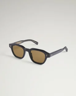 Heritage Hobnail Acetate Rectangular Frame Sunglasses