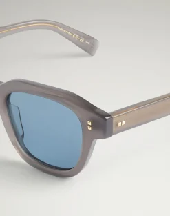 Heritage Hobnail Acetate Rectangular Frame Sunglasses