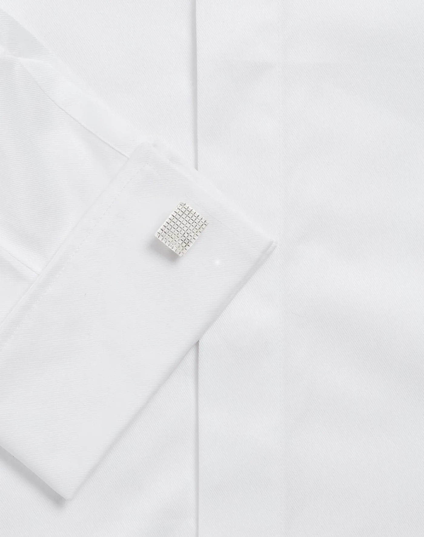 Hobnail And Reed Tile Cufflinks