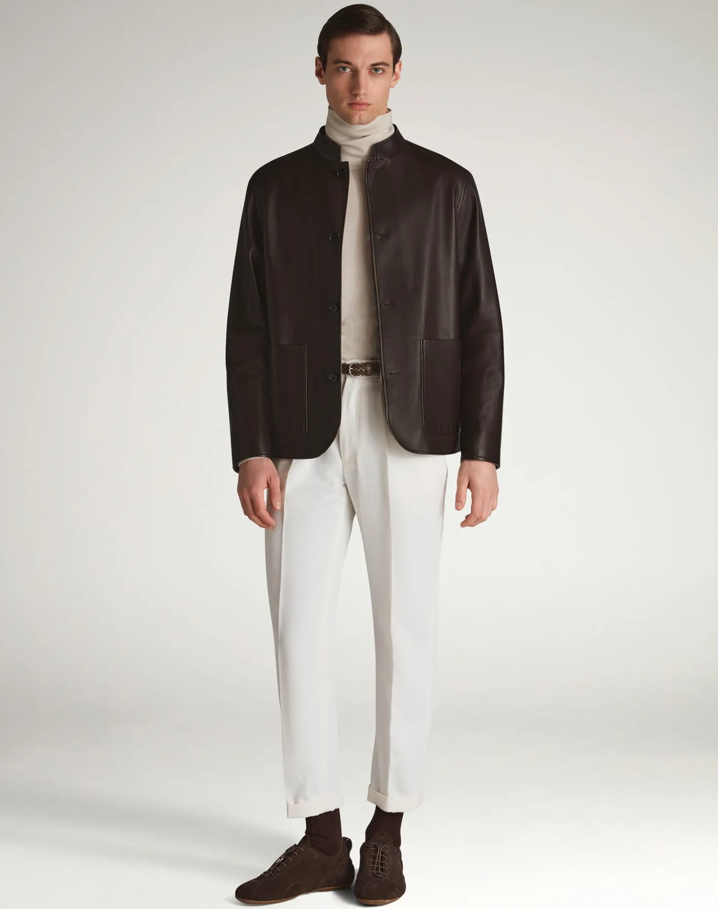 Leather Driving Jacket