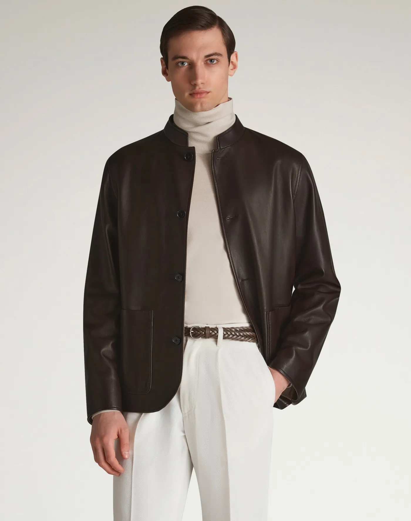 Leather Driving Jacket