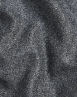 Melange Wool Cashmere Flannel Double Pleated Trousers