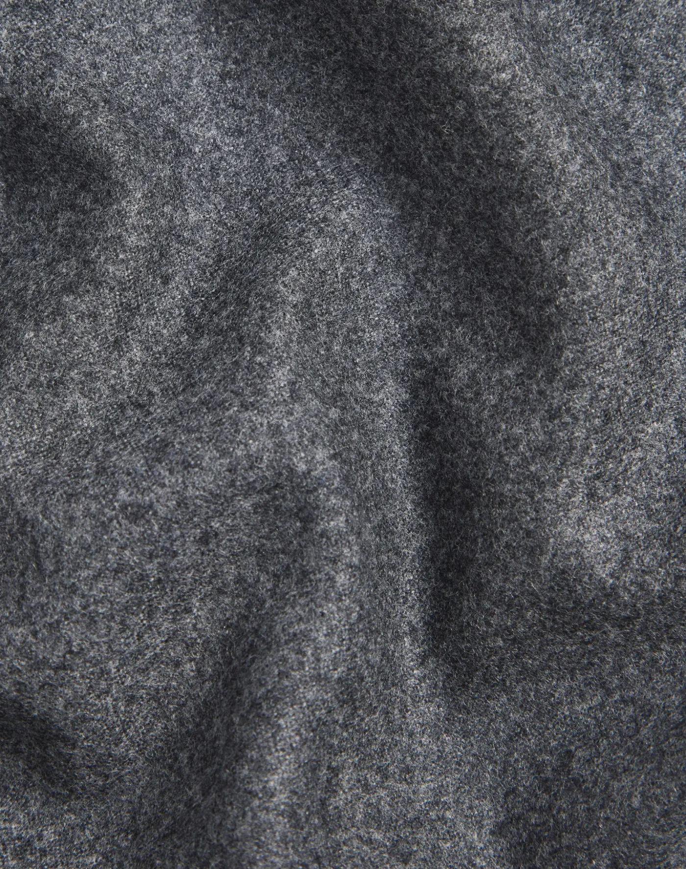 Melange Wool Cashmere Flannel Double Pleated Trousers