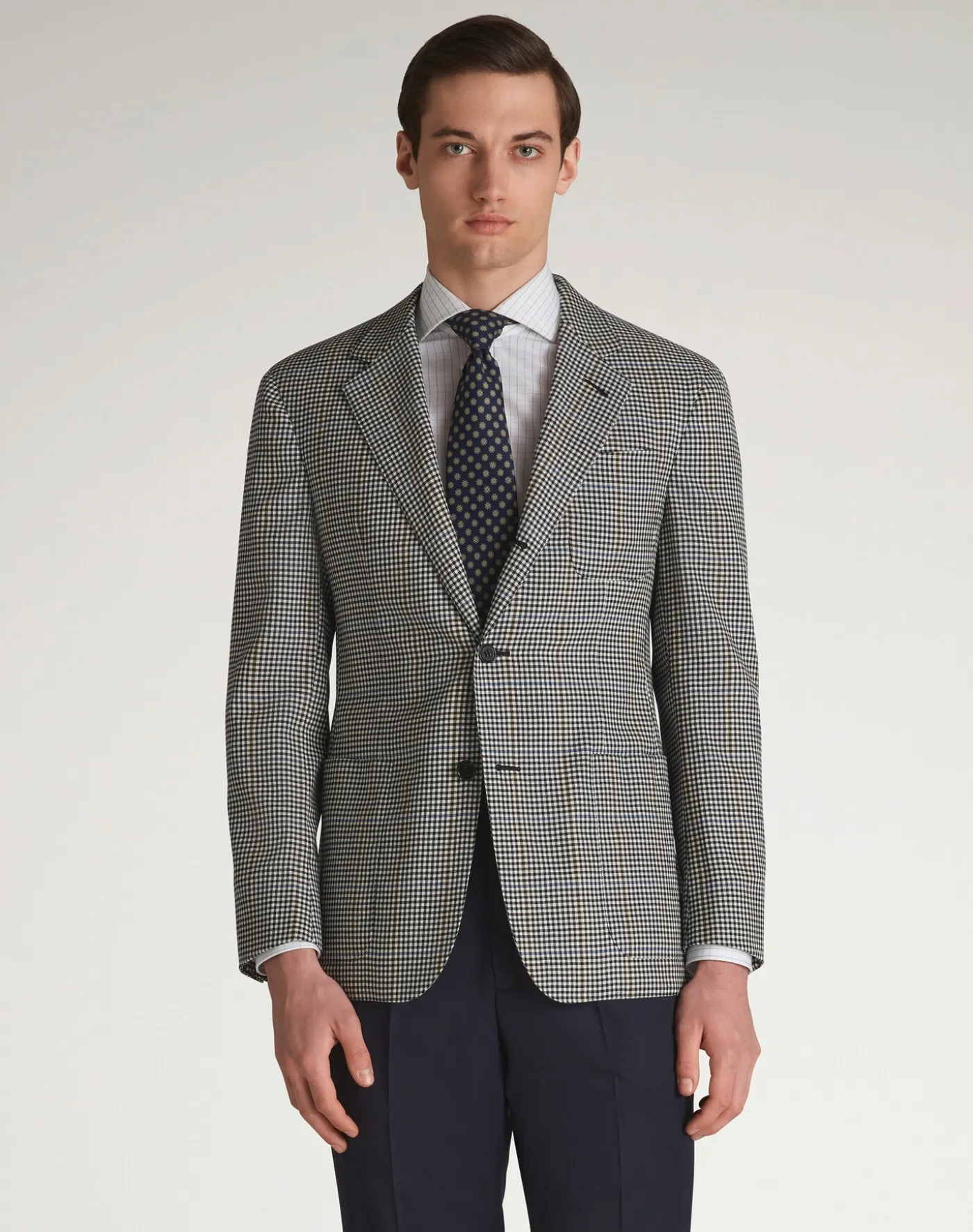 Merino Wool Gingham Cavendish Jacket