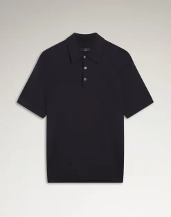 Merino Wool Short Sleeve Polo