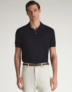 Merino Wool Short Sleeve Polo