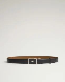 32mm Automatic Reed Buckle Smooth Leather Belt