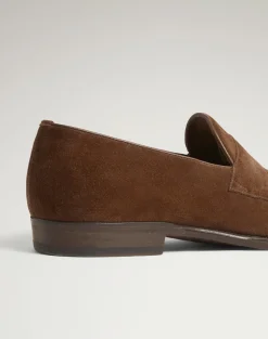Mount Wingtip Suede Loafers