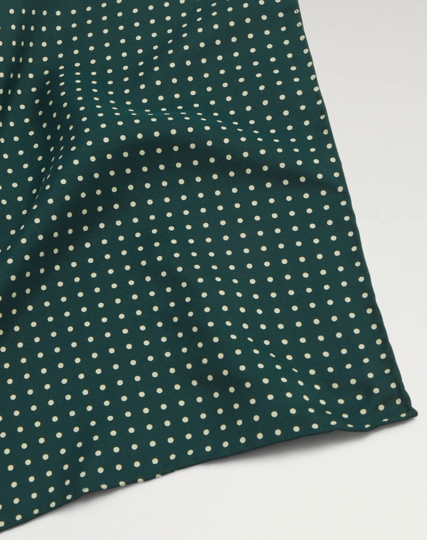 Screen Printed Polka Dot Pocket Square