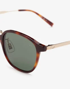 Signature Reed Rectangular Frame Sunglasses