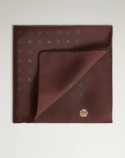 Silk Circular Neats Pocket Square