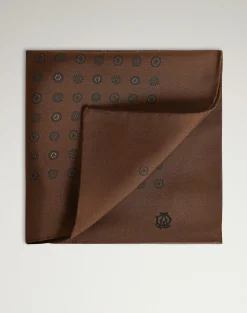 Silk Circular Neats Pocket Square